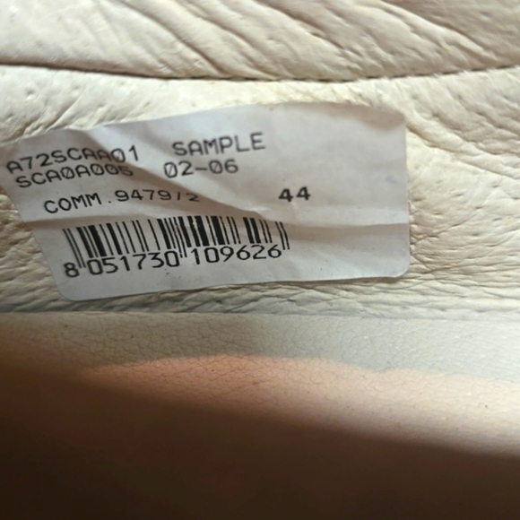 ELEVENTY Suede Slip-On Sneakers 2 tone gray beige 44 - Picture 7 of 12